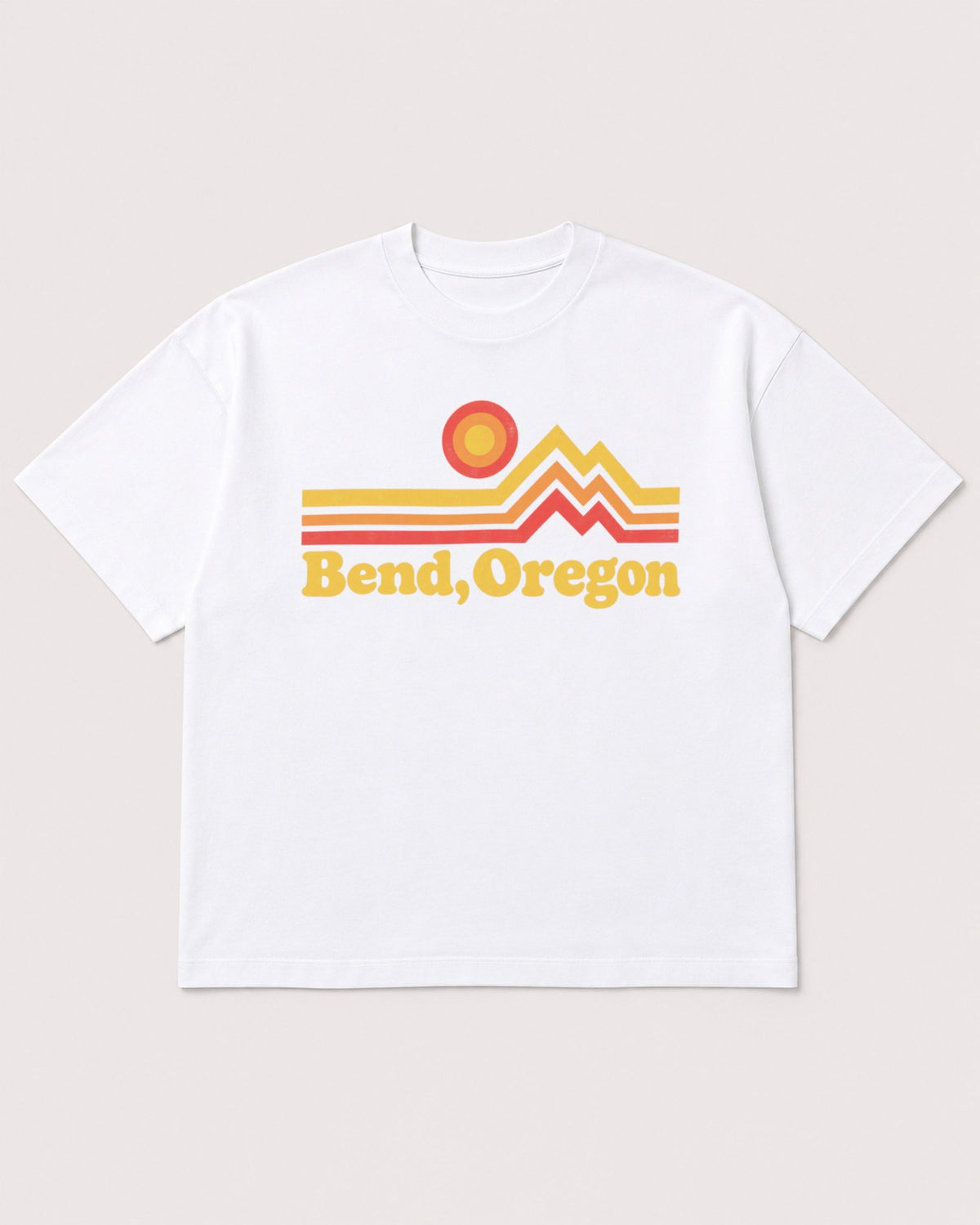Mockup Boxy Heavyweight Tee White product