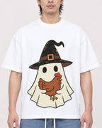 Mockup Boxy Heavyweight Tee White male close-up 23