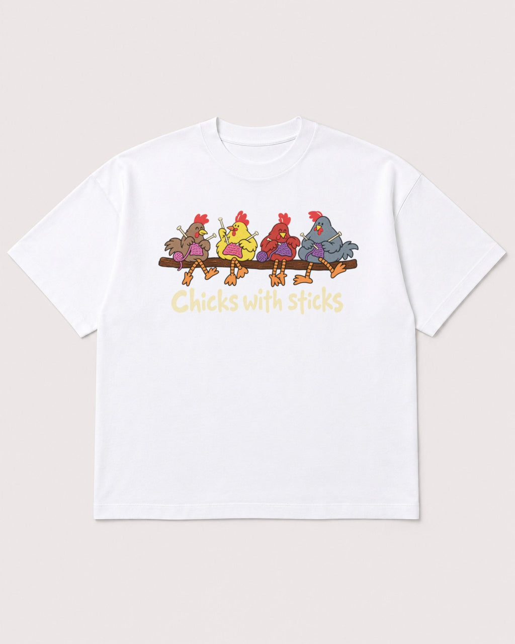 Mockup Boxy Heavyweight Tee White product