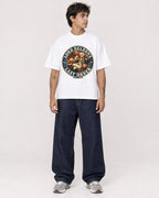 Mockup Boxy Heavyweight Tee White male full-body 06