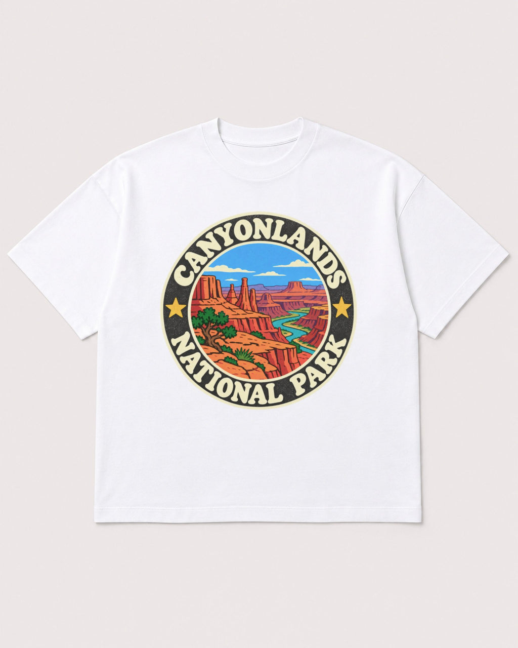 Mockup Boxy Heavyweight Tee White product