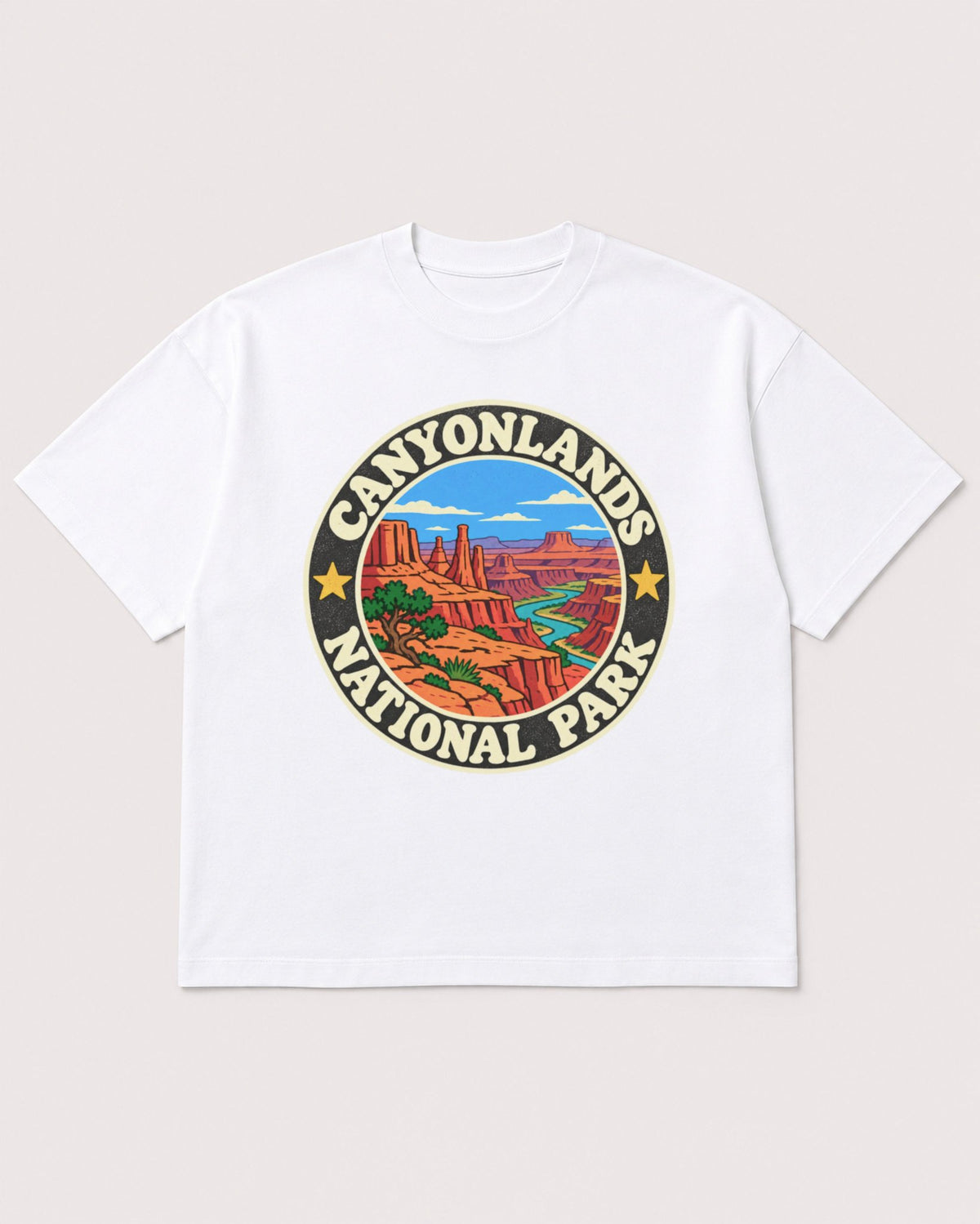Mockup Boxy Heavyweight Tee White product