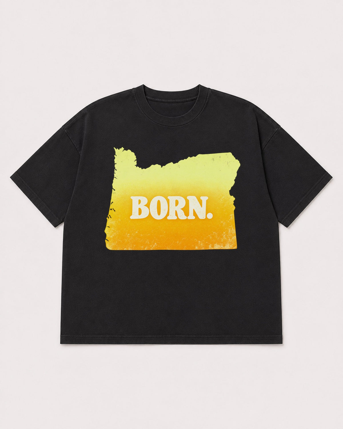 Mockup Boxy Heavyweight Tee Black product
