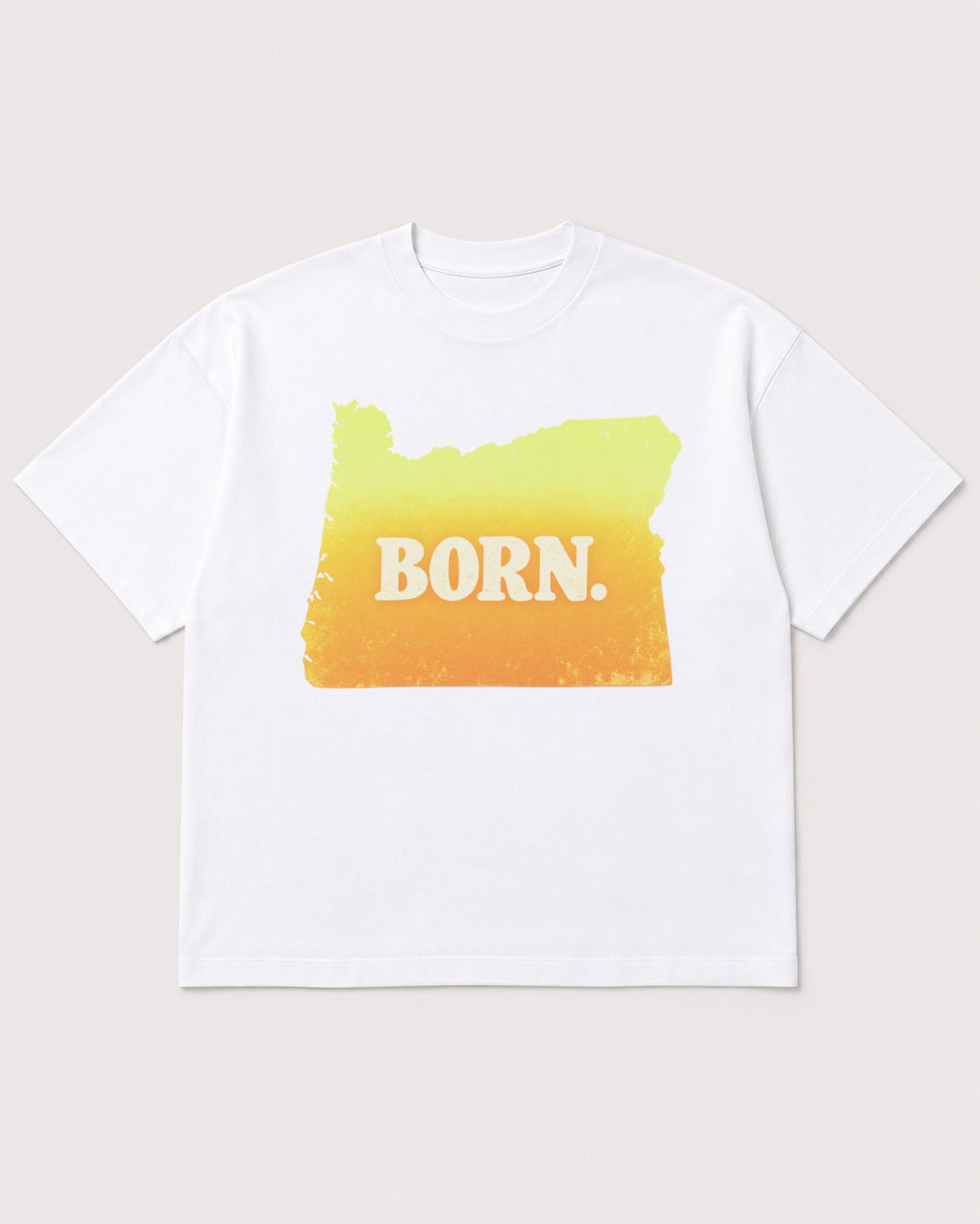 Mockup Boxy Heavyweight Tee White product