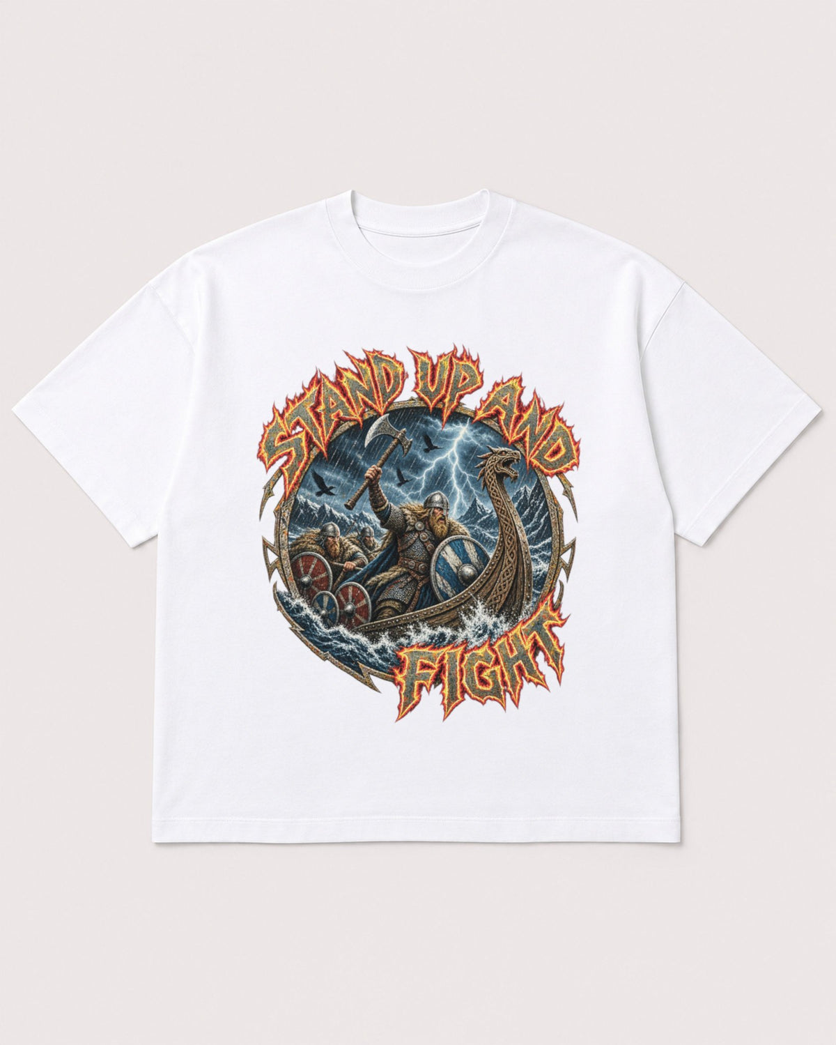 Mockup Boxy Heavyweight Tee White product