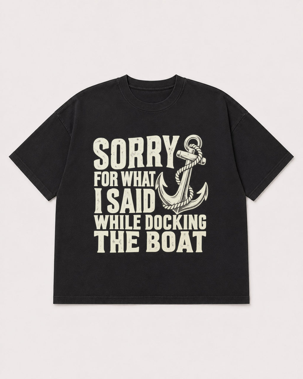 Mockup Boxy Heavyweight Tee Black product