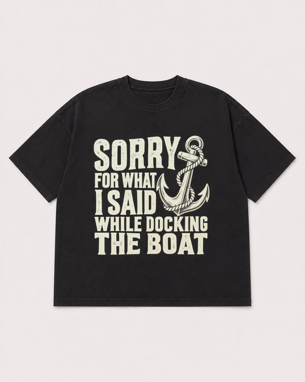 Mockup Boxy Heavyweight Tee Black product
