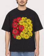 Mockup Boxy Heavyweight Tee Black male close-up 02