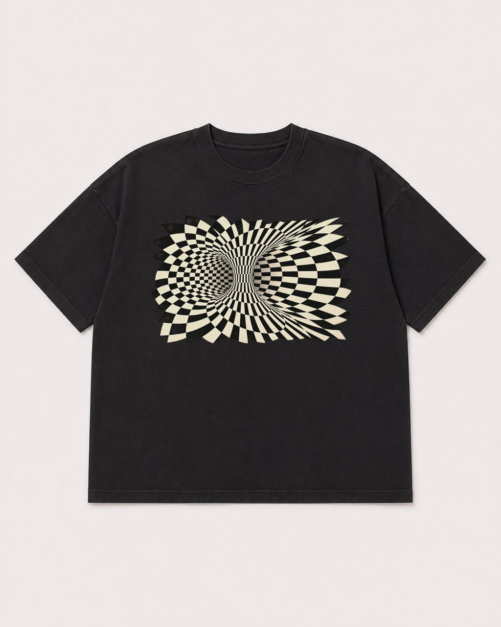 Mockup Boxy Heavyweight Tee Black product