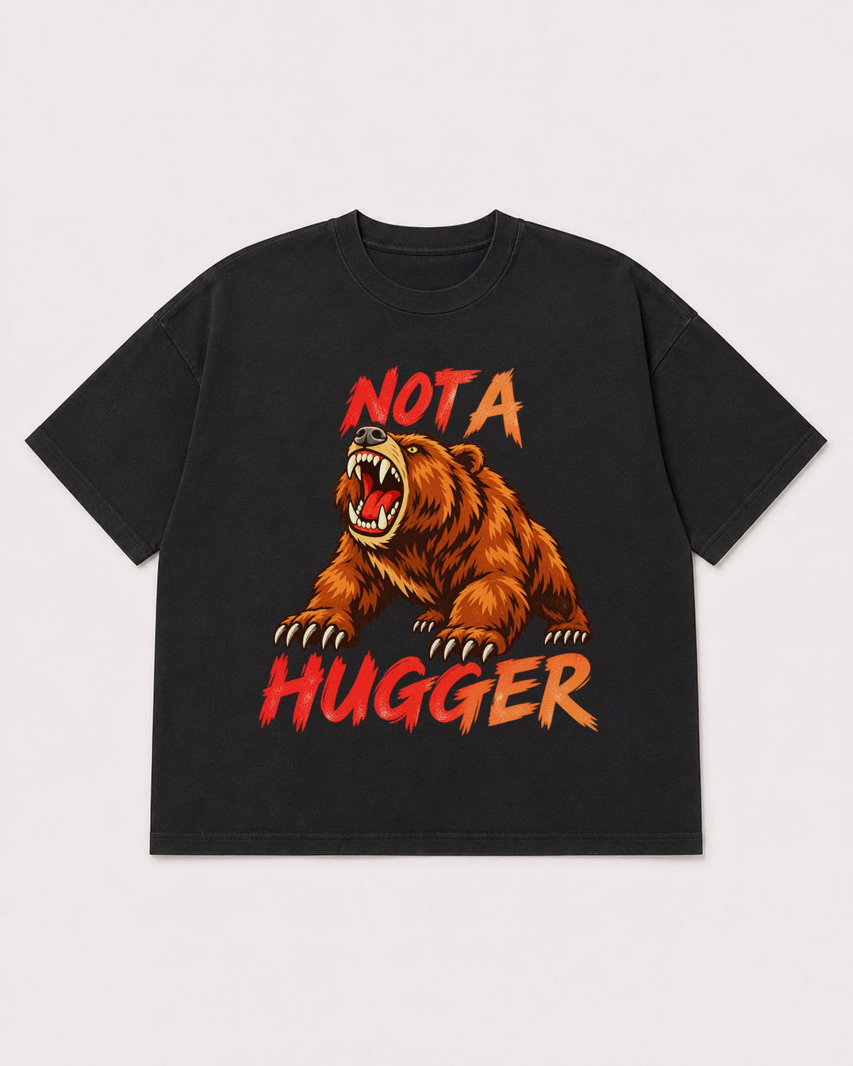 Mockup Boxy Heavyweight Tee Black product
