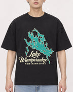 Mockup Boxy Heavyweight Tee Black male close-up 01