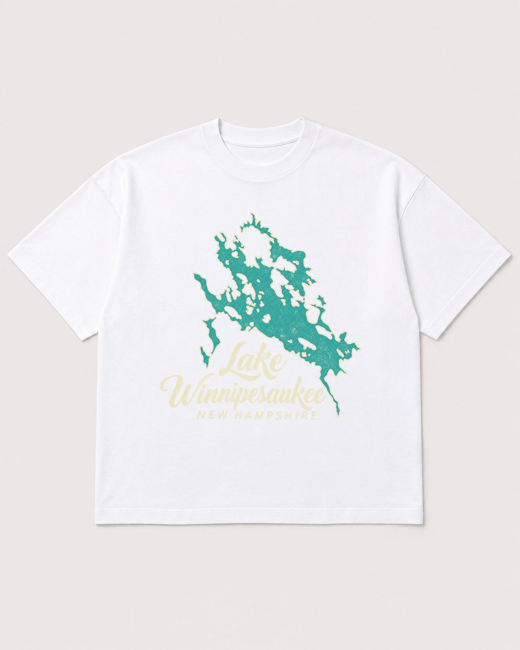 Mockup Boxy Heavyweight Tee White product