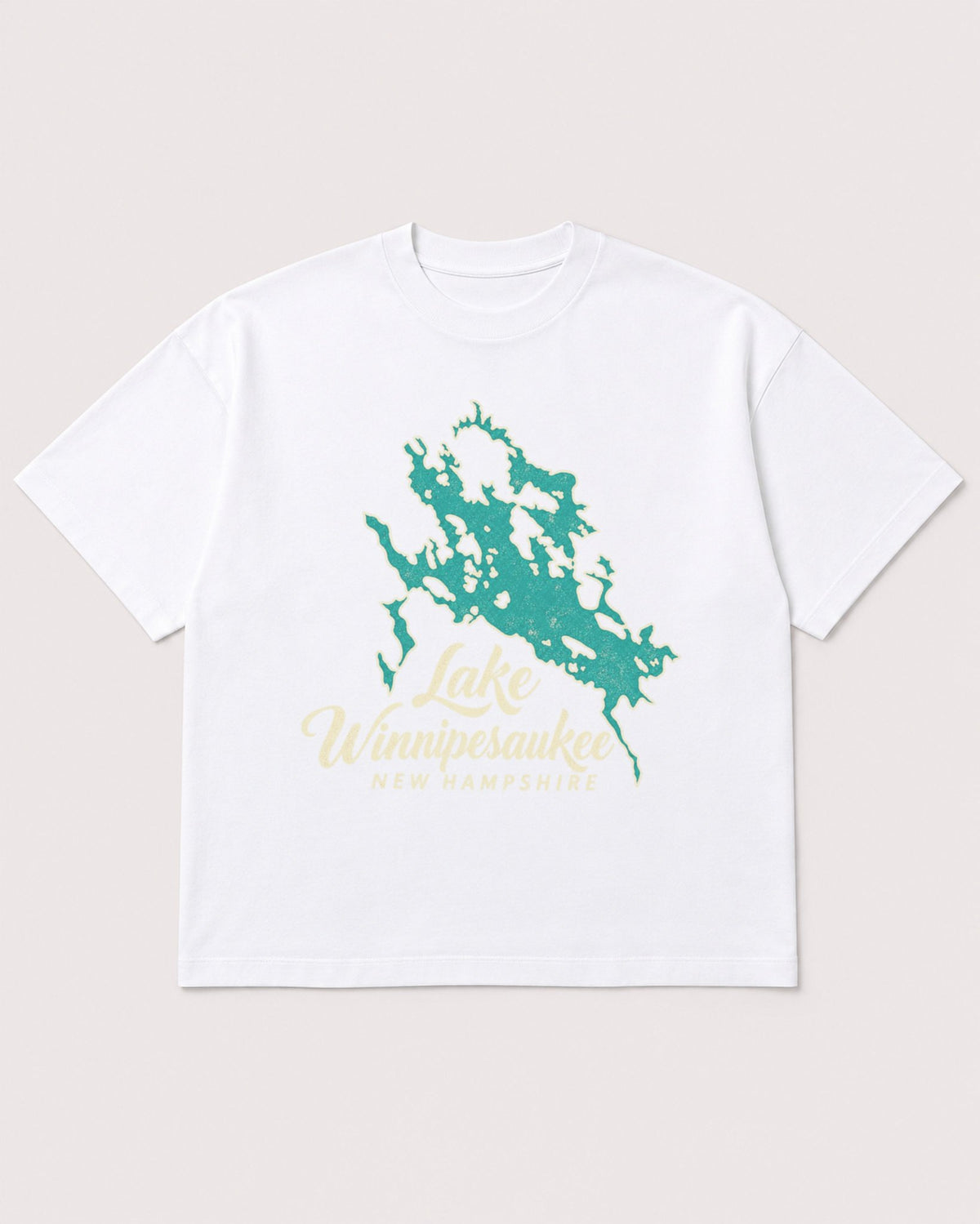 Mockup Boxy Heavyweight Tee White product