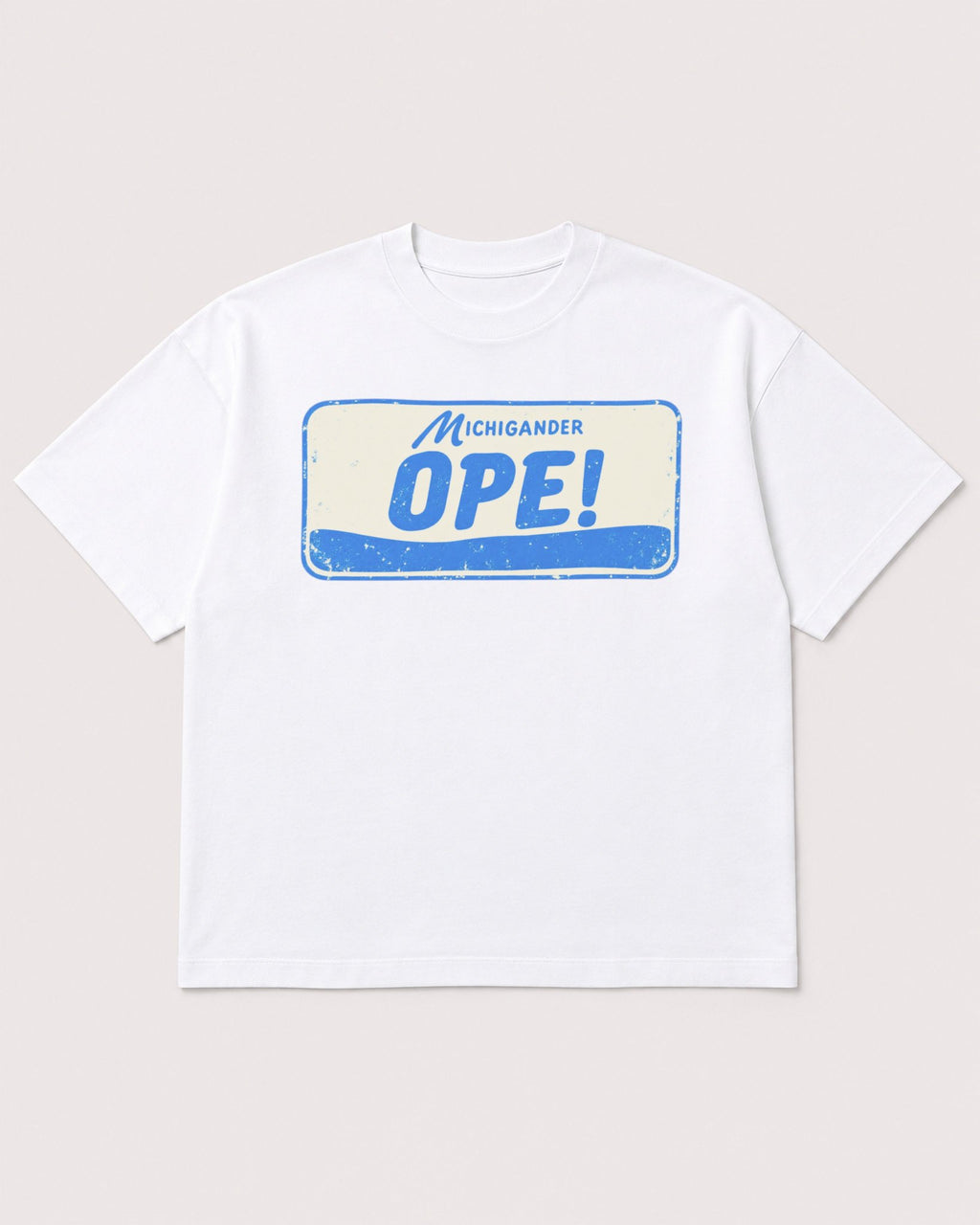 Mockup Boxy Heavyweight Tee White product