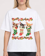 Mockup Boxy Heavyweight Tee White female close-up 08