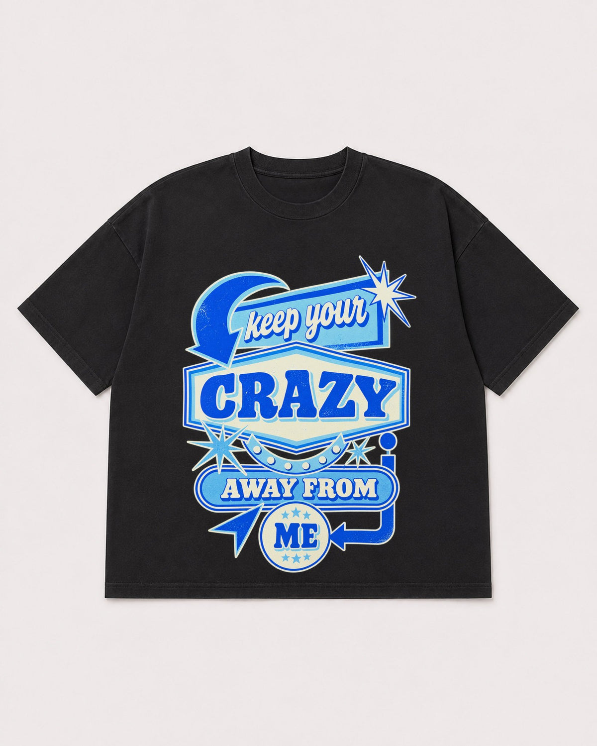Mockup Boxy Heavyweight Tee Black product
