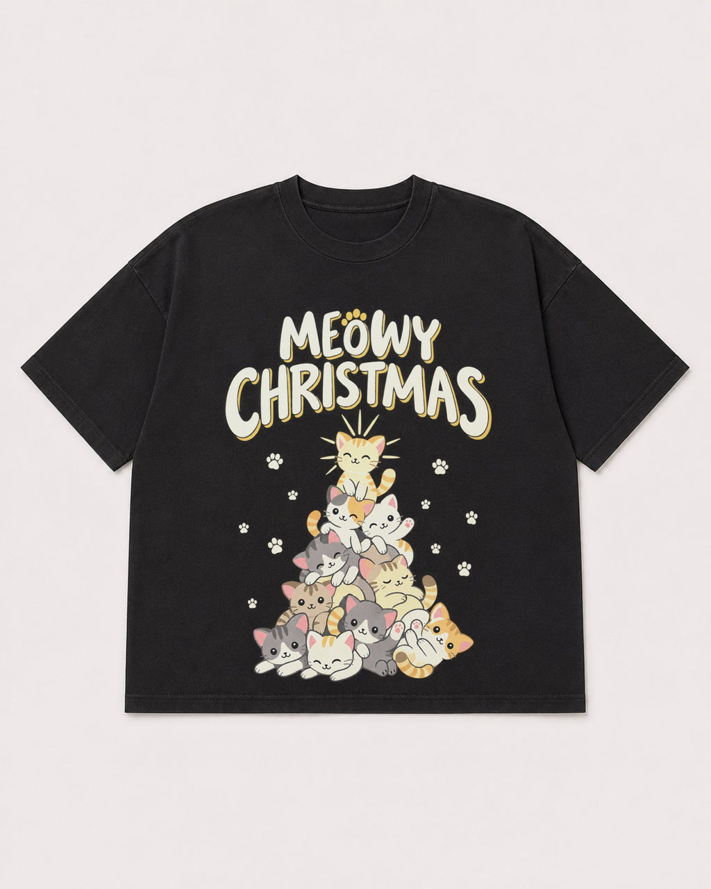 Mockup Boxy Heavyweight Tee Black product