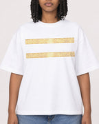 Mockup Boxy Heavyweight Tee White female close-up 15