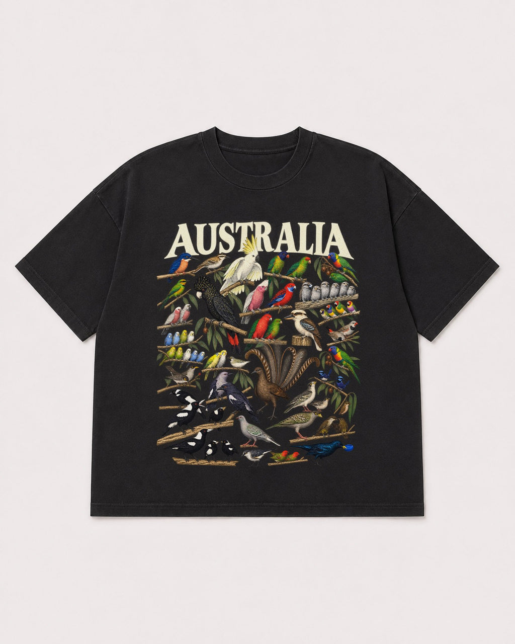 Mockup Boxy Heavyweight Tee Black product