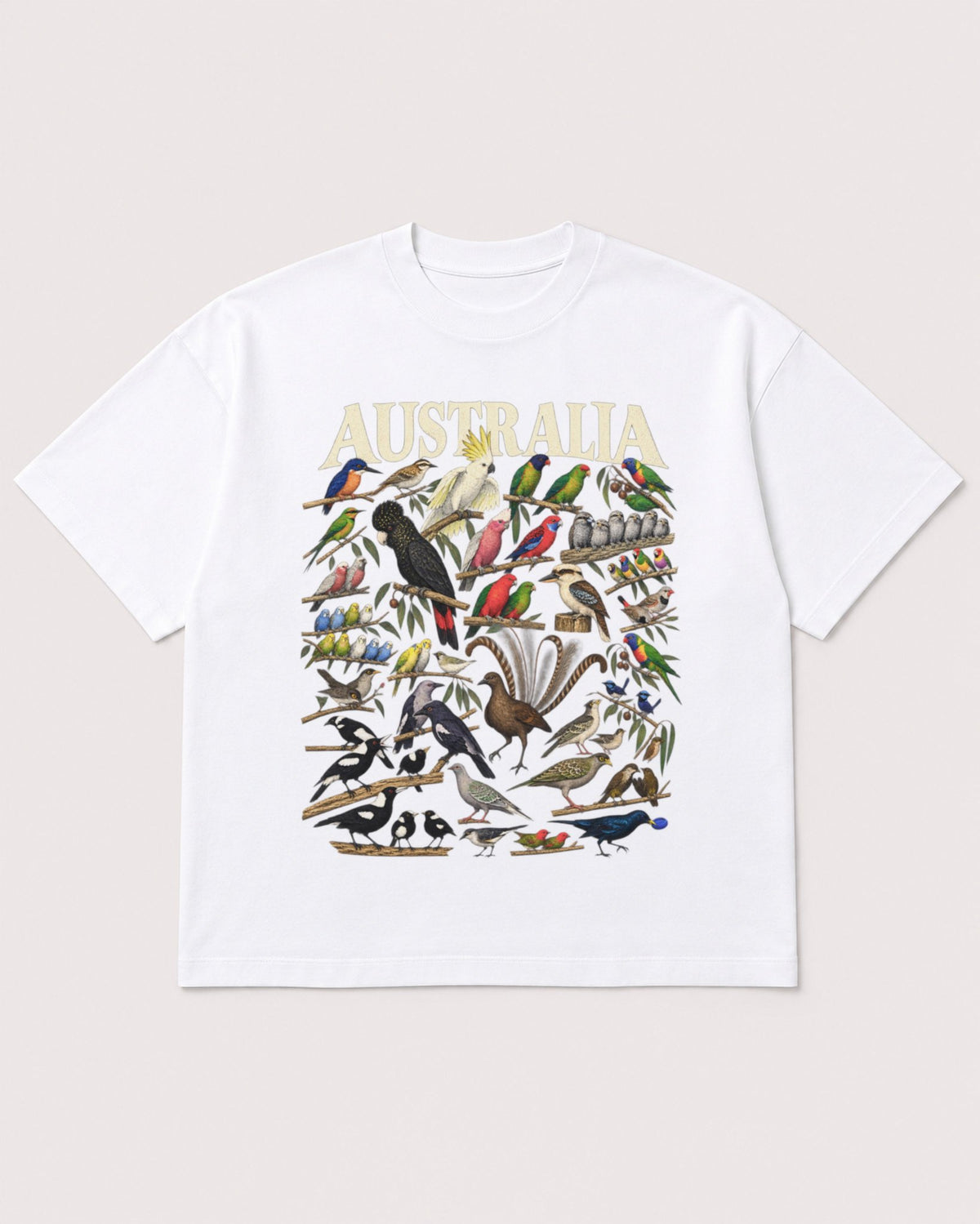 Mockup Boxy Heavyweight Tee White product