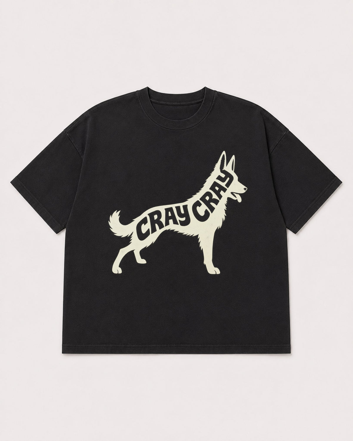 Mockup Boxy Heavyweight Tee Black product