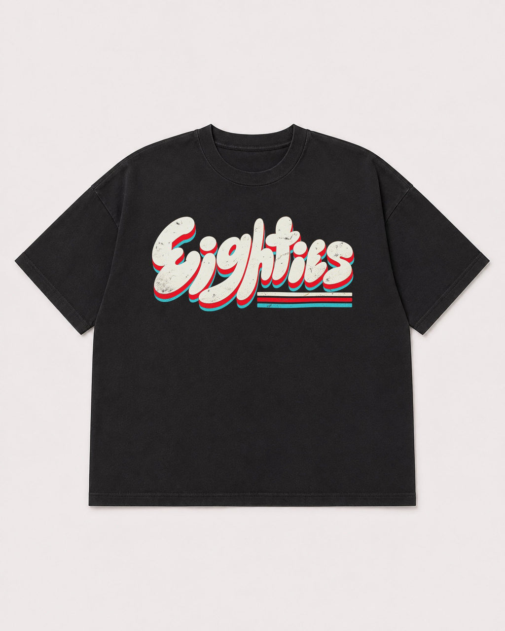 Mockup Boxy Heavyweight Tee Black product