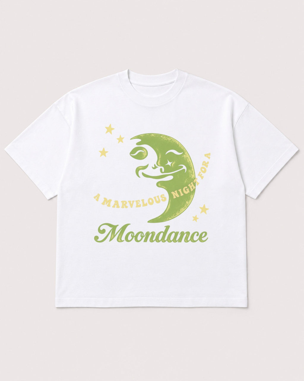 Mockup Boxy Heavyweight Tee White product