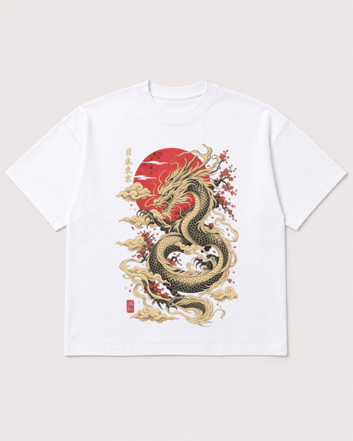 Mockup Boxy Heavyweight Tee White product