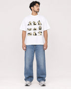 Mockup Boxy Heavyweight Tee White male full-body 02