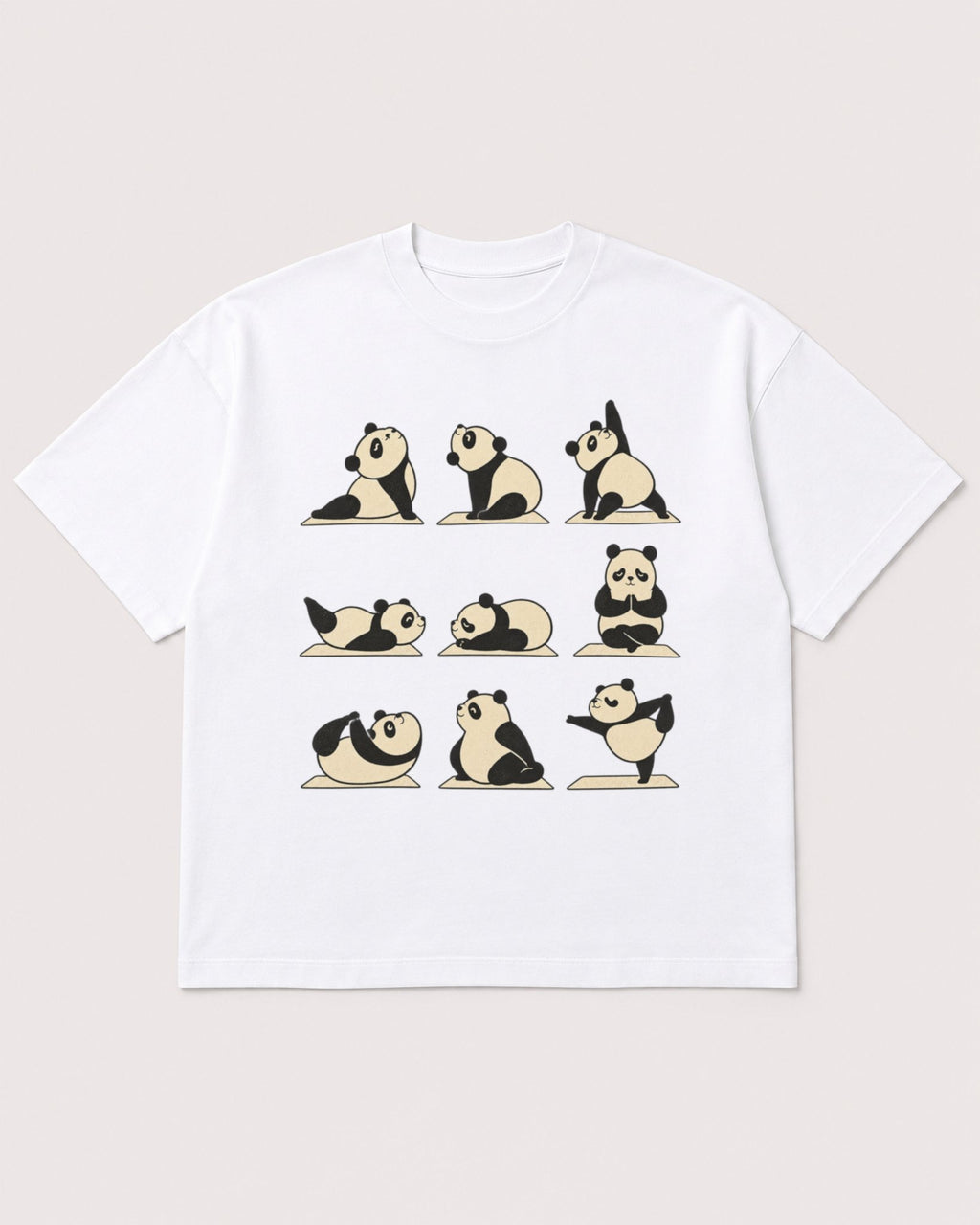 Mockup Boxy Heavyweight Tee White product