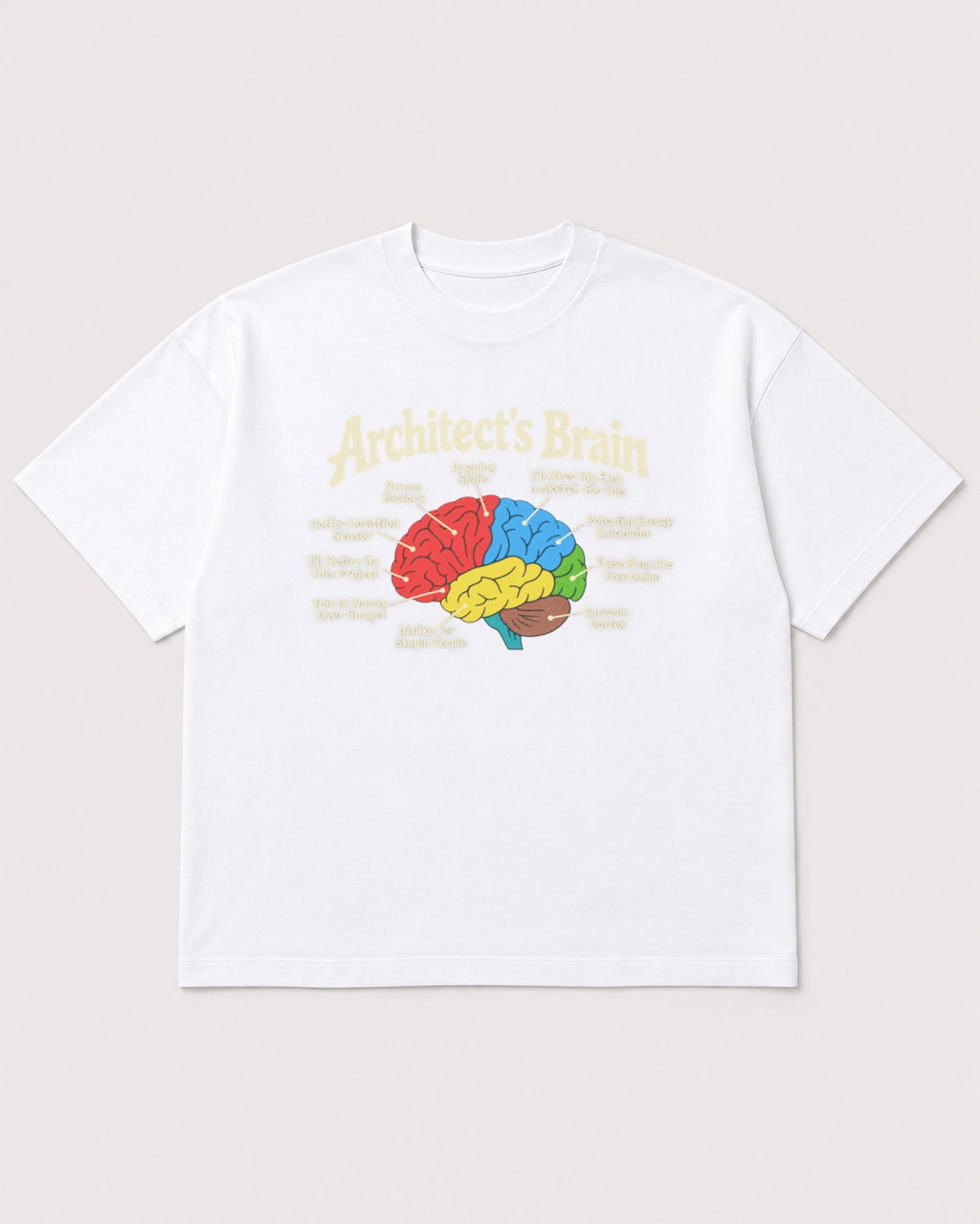 Mockup Boxy Heavyweight Tee White product