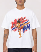 Mockup Boxy Heavyweight Tee White male close-up 06