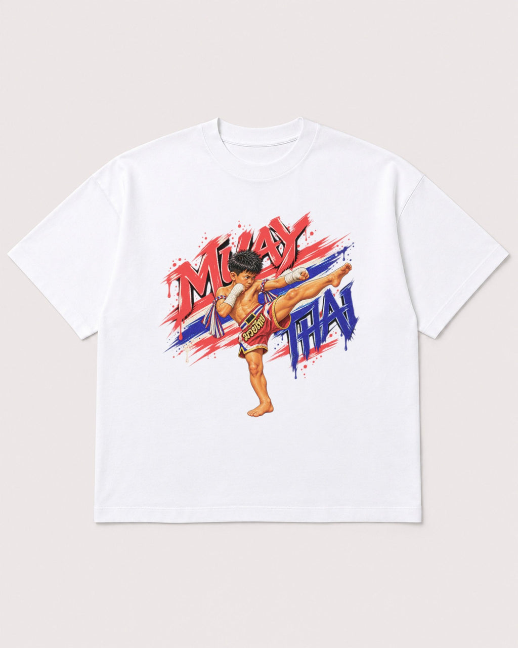Mockup Boxy Heavyweight Tee White product