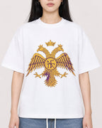 Mockup Boxy Heavyweight Tee White female close-up 01