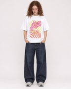 Mockup Boxy Heavyweight Tee White female full-body 09