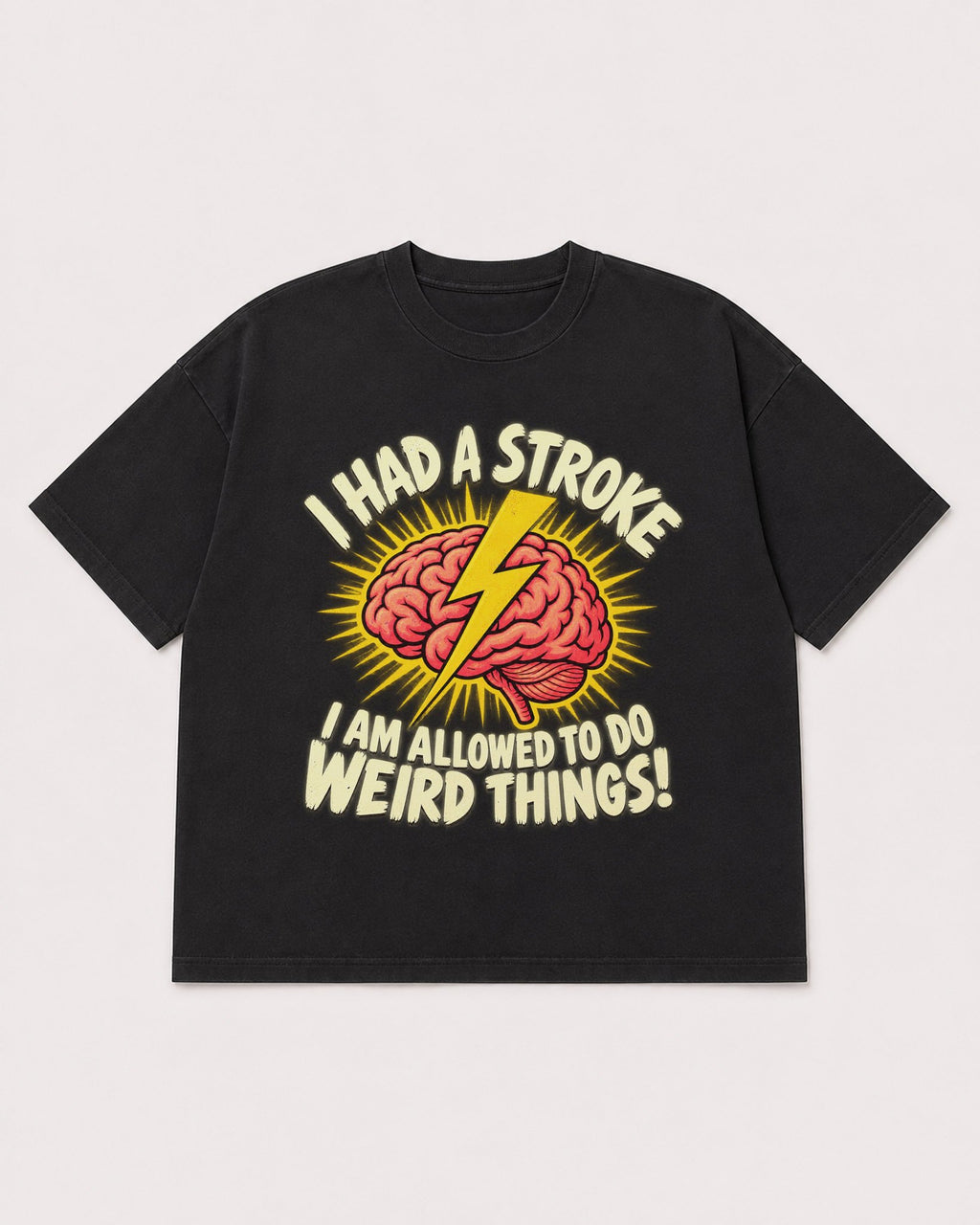 Mockup Boxy Heavyweight Tee Black product