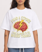 Mockup Boxy Heavyweight Tee White female close-up 06