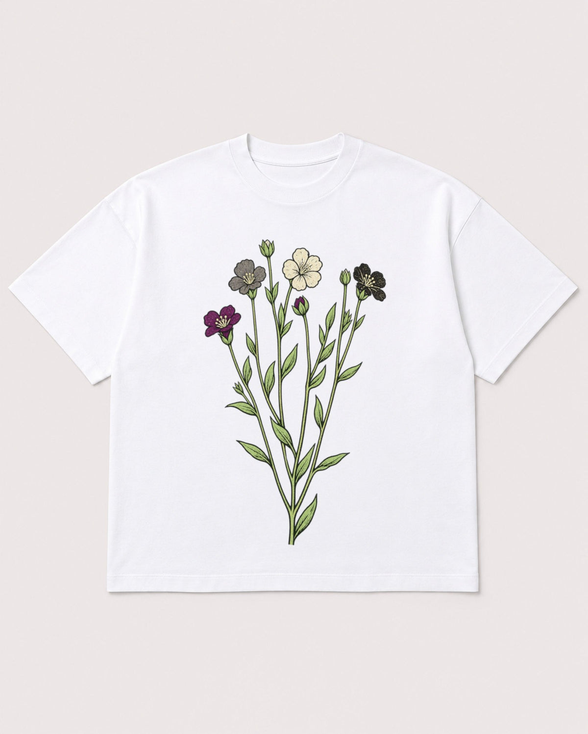Mockup Boxy Heavyweight Tee White product