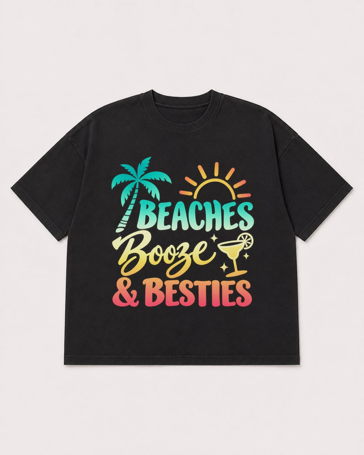 Mockup Boxy Heavyweight Tee Black product