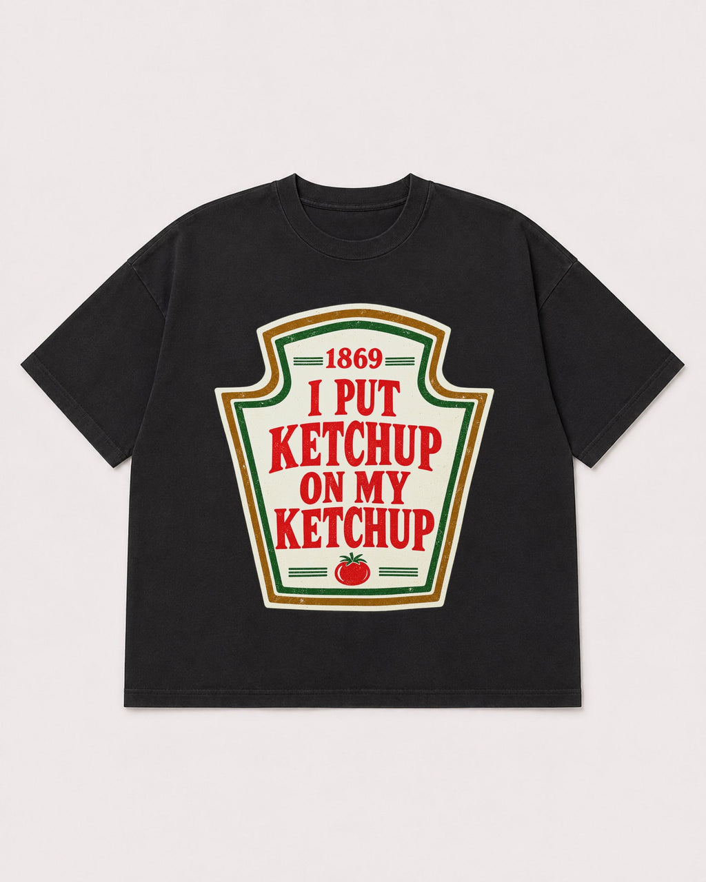 Mockup Boxy Heavyweight Tee Black product