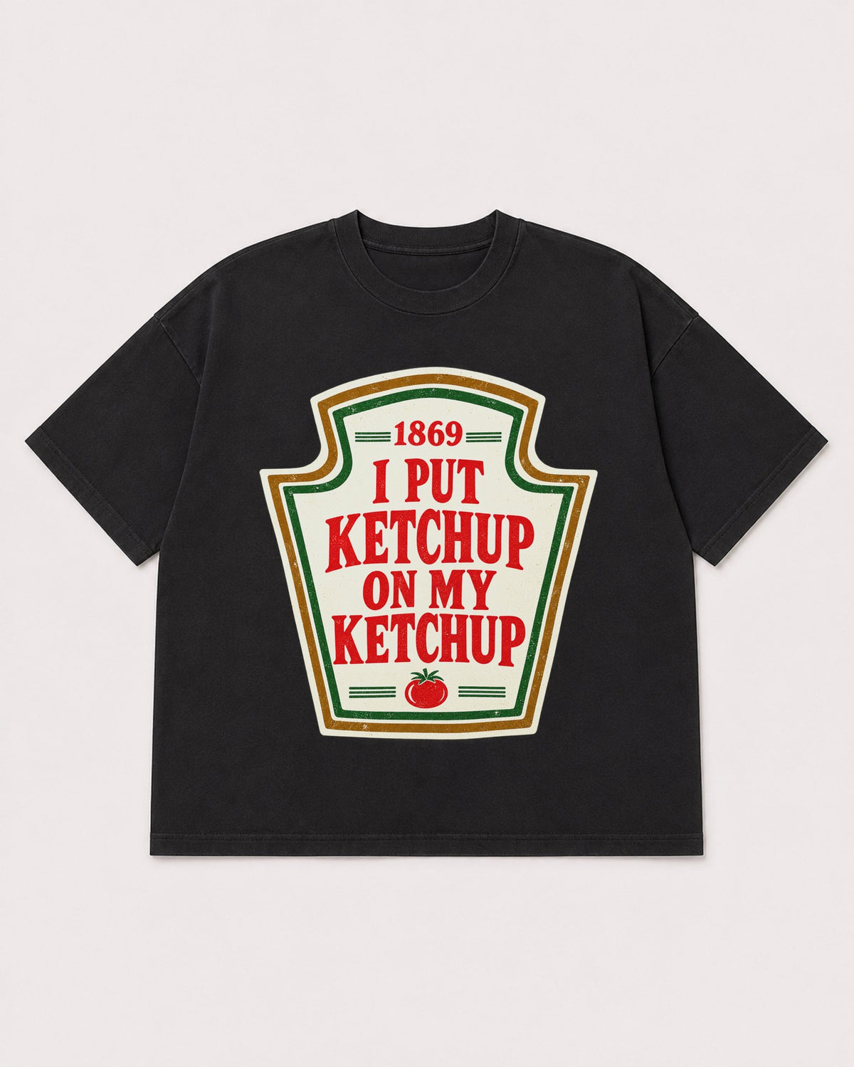 Mockup Boxy Heavyweight Tee Black product