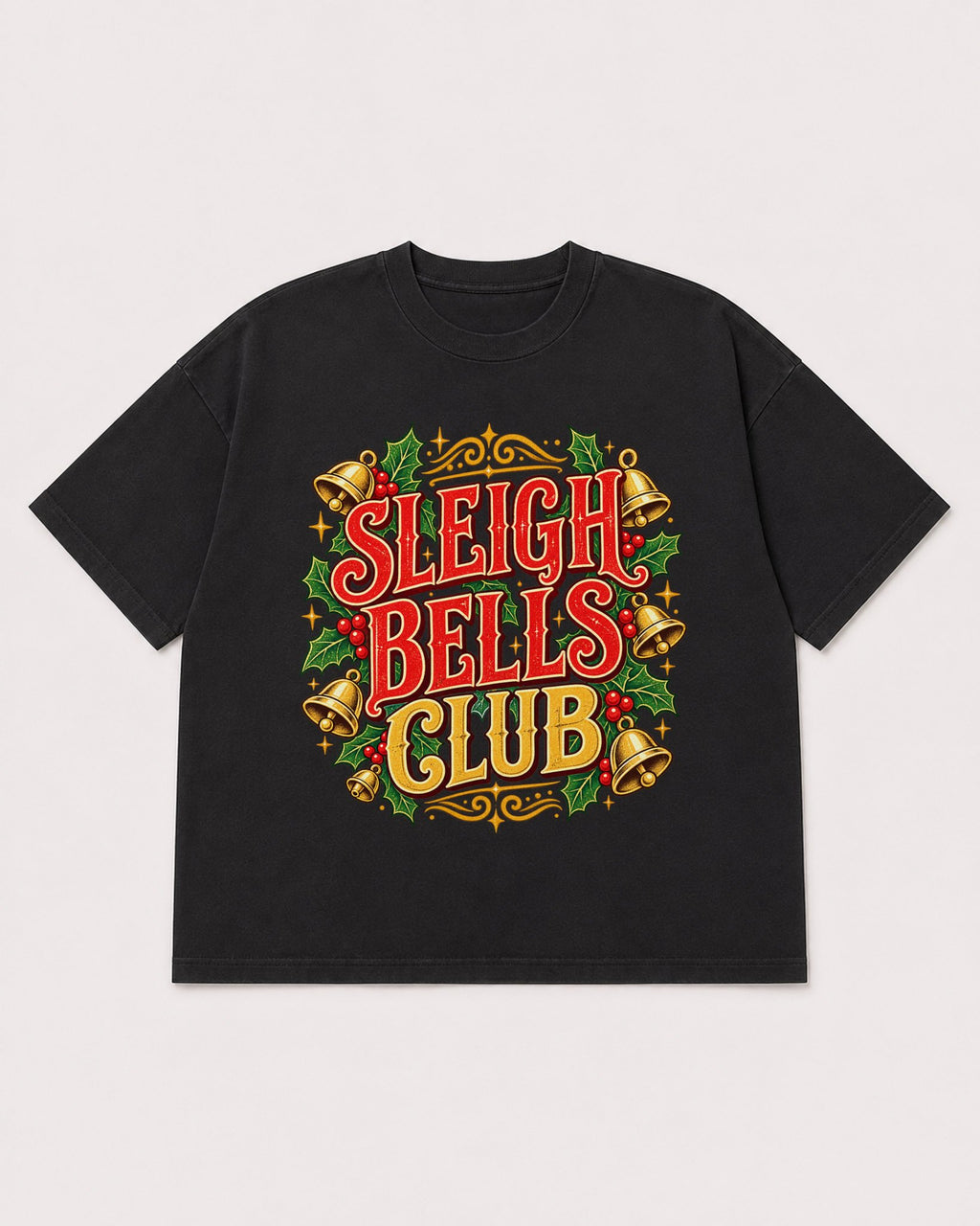 Mockup Boxy Heavyweight Tee Black product