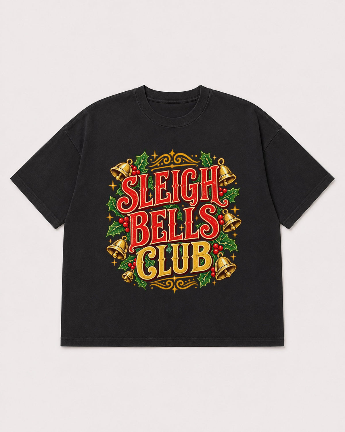 Mockup Boxy Heavyweight Tee Black product