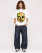 Mockup Boxy Heavyweight Tee White female full-body 09
