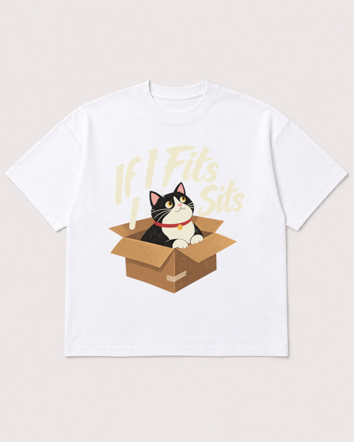 Mockup Boxy Heavyweight Tee White product