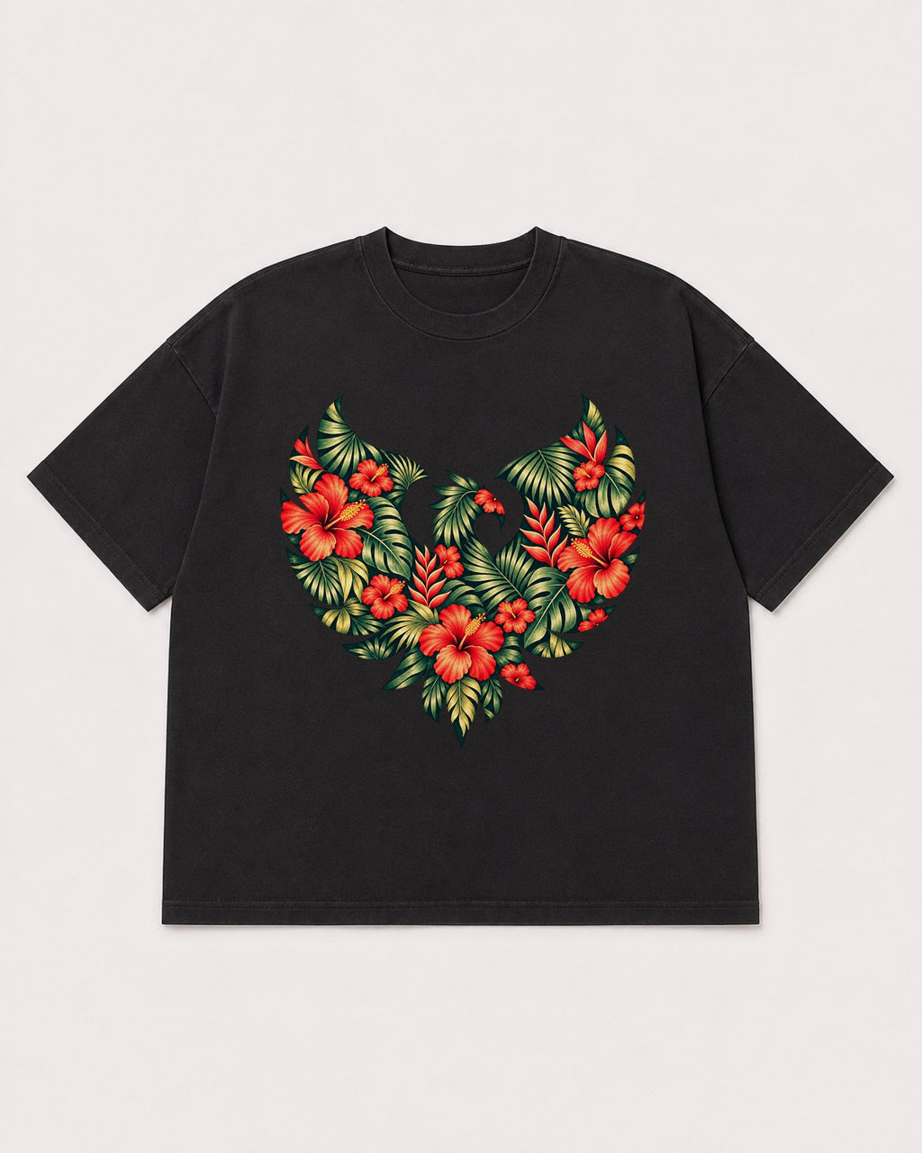 Mockup Boxy Heavyweight Tee Black product
