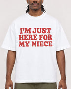 Mockup Boxy Heavyweight Tee White male close-up 34