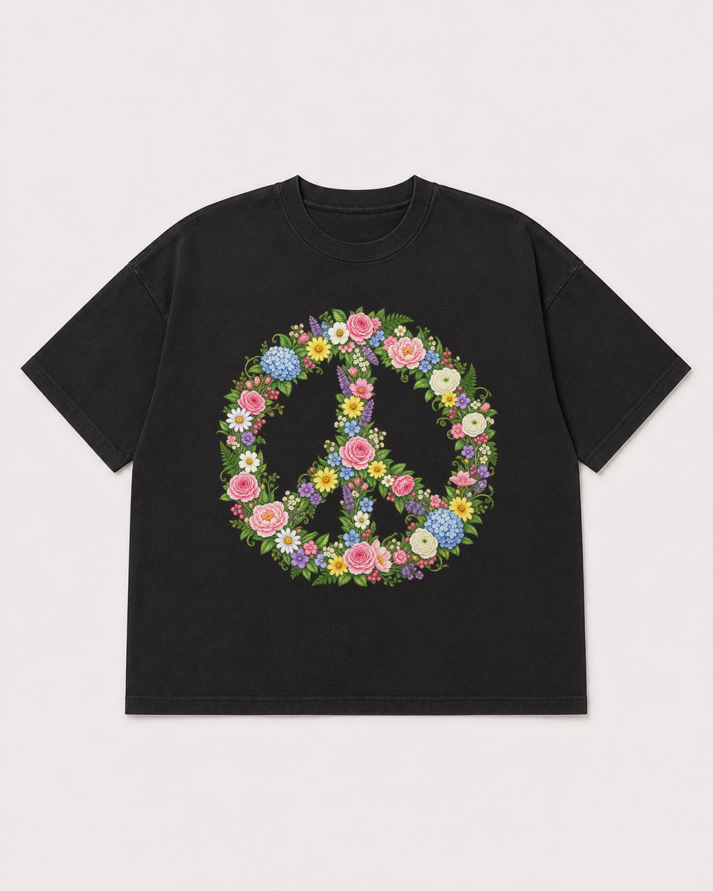 Mockup Boxy Heavyweight Tee Black product