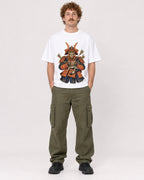 Mockup Boxy Heavyweight Tee White male full-body 09