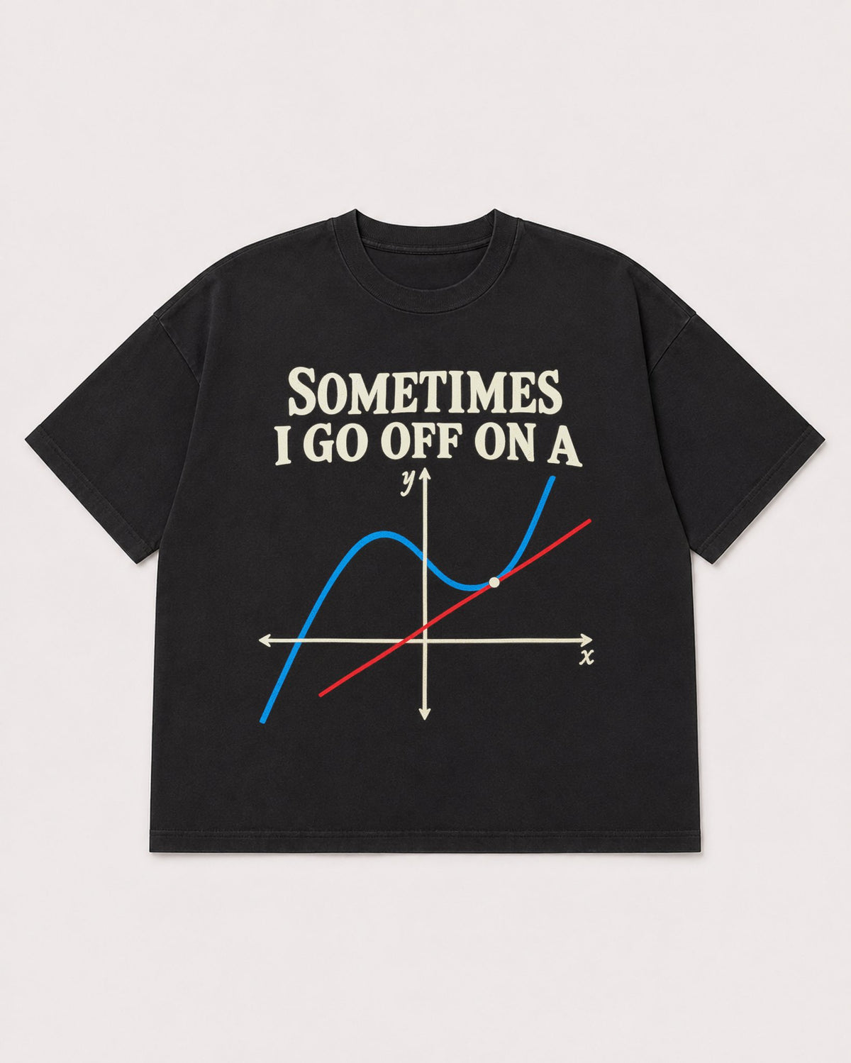 Mockup Boxy Heavyweight Tee Black product